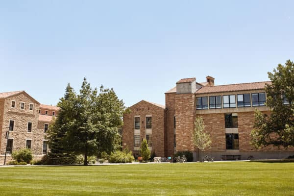 University of Colorado Boulder Campus on a Summer Day
